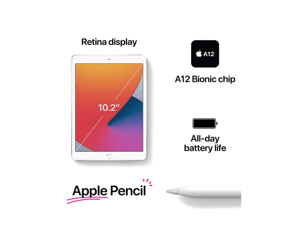 Apple iPad 10.2 Inch Tablet 2020