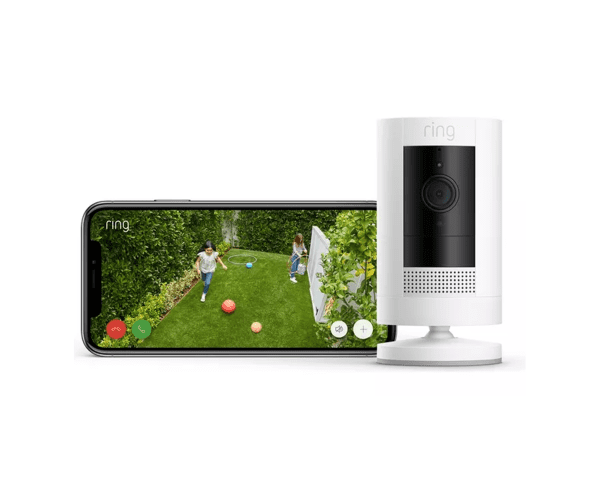 Ring Stick Up Cam Smart Camera White