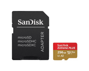 Sandisk Extremeplus MicroSDHC 256GB Memory Card